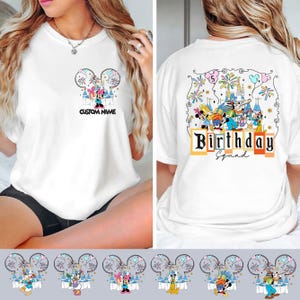 Custom Birthday Squad Png Bundle, Mouse And Friends Png, Magic Kingdom, Girl Boy Birthday Shirt Png, Best Birthday Ever, In My Birthday Era