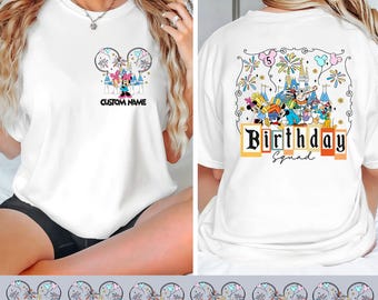 Paquete de cumpleaños personalizado (PNG), Ratón y amigos (PNG), Reino Mágico, Camiseta de cumpleaños para niña y niño (PNG), El mejor cumpleaños de la historia, En mi época de cumpleaños
