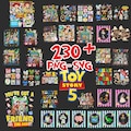 215+ Toy Movie 5 Characters PNG Bundle, Story Friends Toys Watercolor Png, You’ve Got a Friend in Me, Toy & Friends, To Infinity And Beyond