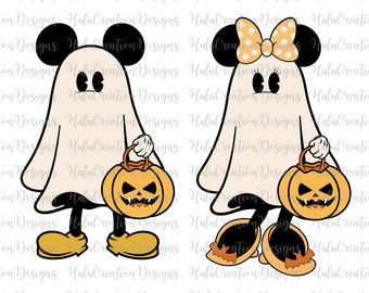 Halloween SVG PNG, Halloween Ghost Svg, Spooky Vibes Svg, Trick or Treat Svg, Halloween Svg Cut Files, Halloween Png Sublimation