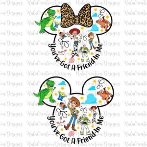 Bundle You&#39;ve Got A Friend In Me Png, Friendship Png, Family Vacation Png, Family Trip Png, Vacay Mode Png, Magical Kingdom Png