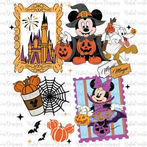 Halloween Mouse And Friends Png, Mouse Not So Scary, Trick Or Treat, Magical Kingdom Mirror Bow Png, Halloween Party 2025, Cute Spooky Vibes