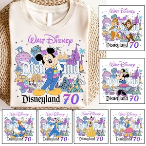 Disneyland 70th anniversary shirt - Etsy 日本