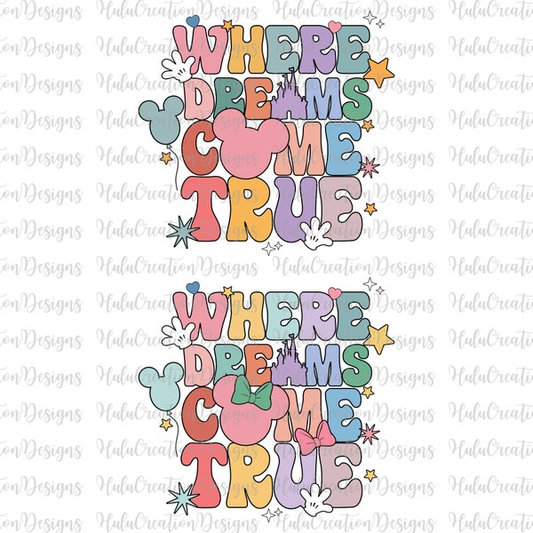 Where Dreams Come True Svg - Etsy