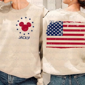 Pacchetto PNG personalizzato con bandiera USA in stile cartoon, Topolino 4 luglio PNG, Patriottico PNG, Memorial Day Freedom PNG, Maglietta con bandiera americana, Giorno dell'Indipendenza PNG