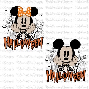 Halloween Skeleton Mouse And Friends Svg, Spooky Skeleton Svg, Pumpkin Svg, Spooky Season Svg, Halloween Costume Svg, Trick Or Treat Svg