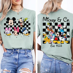 Mouse Est.1928 Png, Checkered Mouse And Friends Png, Family Trip 2025 Png, Magical Kingdom, Family Vacation Png, Vacay Mode, PNG Sublimation