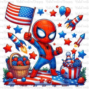 Supereroe 4 luglio PNG, Bandiera americana PNG, Maglietta della libertà PNG, Giorno dell'Indipendenza PNG, Film d'animazione USA Day PNG, Buon 4 luglio PNG