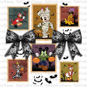 Coquette Halloween Mouse Png, Mouse Not So Scary Png, Halloween Party 2025 Png, Mouse And Friends Png, Girly Halloween Png, Trick Or Treat