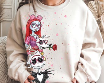 Valentine Horror Movies Png, Love Xoxo Valentine Png, Nightmare Valentine Couple Png, Valentine Friends Png, Valentine's Day Png Sublimation