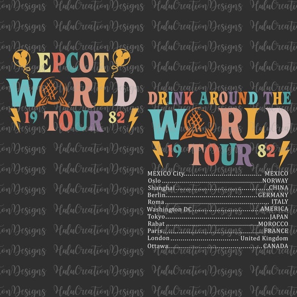 Bundle World Tour Svg, Drink Around The World Tour Svg, Family Vacation, Magical Kingdom, Family Trip, Family Trip 2024 Svg, Vacay Mode Svg