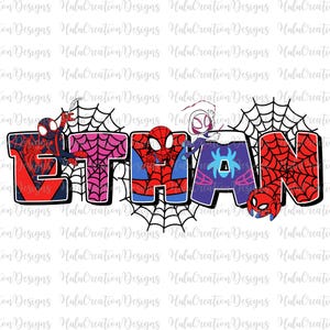 Personalized Super With Kids Name Png, Mama Hero Png, Cartoon Movies Png, Superhero Family Birthday PNG, Mother's Day Gift For Mom Grandma