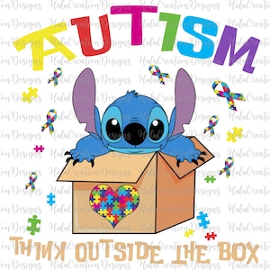 Myśl nieszablonowo Svg Png, Wakacje rodzinne Svg, Miesiąc świadomości autyzmu, Duma z autyzmu Svg, Bądź miły Svg, Puzzle Piece Svg