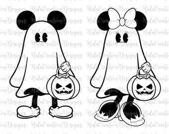 Halloween Ghost SVG PNG, Happy Halloween Svg, Spooky Season Svg, Trick or Treat Svg, Halloween Svg Cut Files, Halloween Png Sublimation