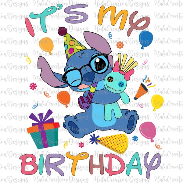 It's My Birthday Custom Svg Png, Happy Birthday Svg, Family Vacation Svg, Magical Kingdom Svg, Svg Files For Cricut Sublimation