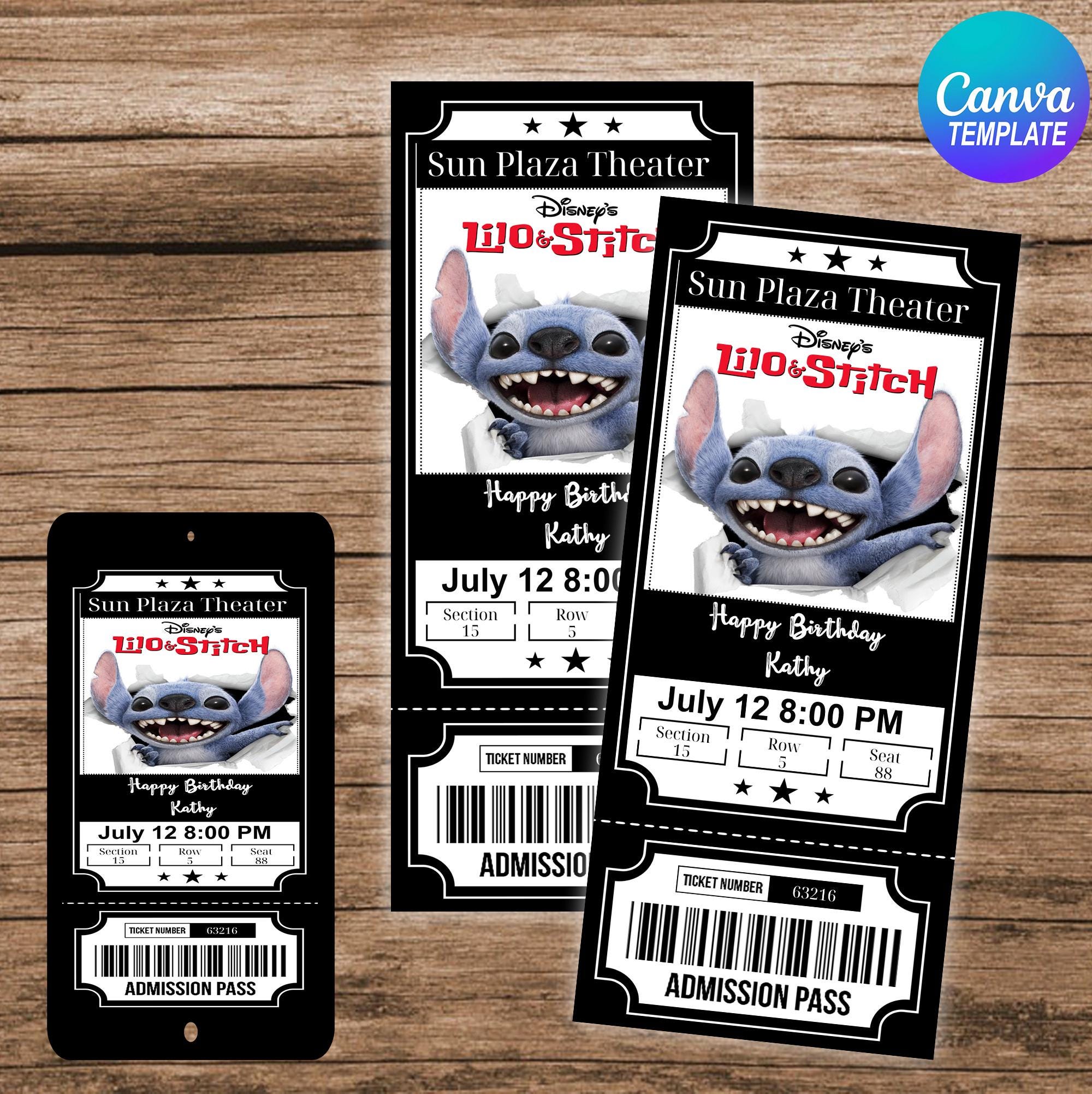 Collectible Movie Ticket - Etsy