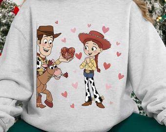 Happy Valentine's Day Toy Png, Couple Valentine Png, Xoxo Valentines Png, Pink Love Heart Png, Cartoon Movie Valentine Png Digital download