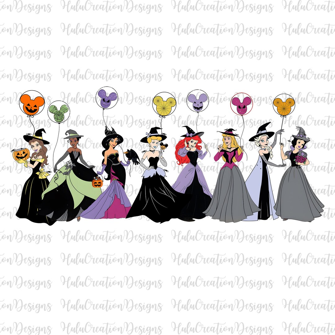 Halloween Princess Png, Retro Halloween Png, Spooky Season Png, Trick ...
