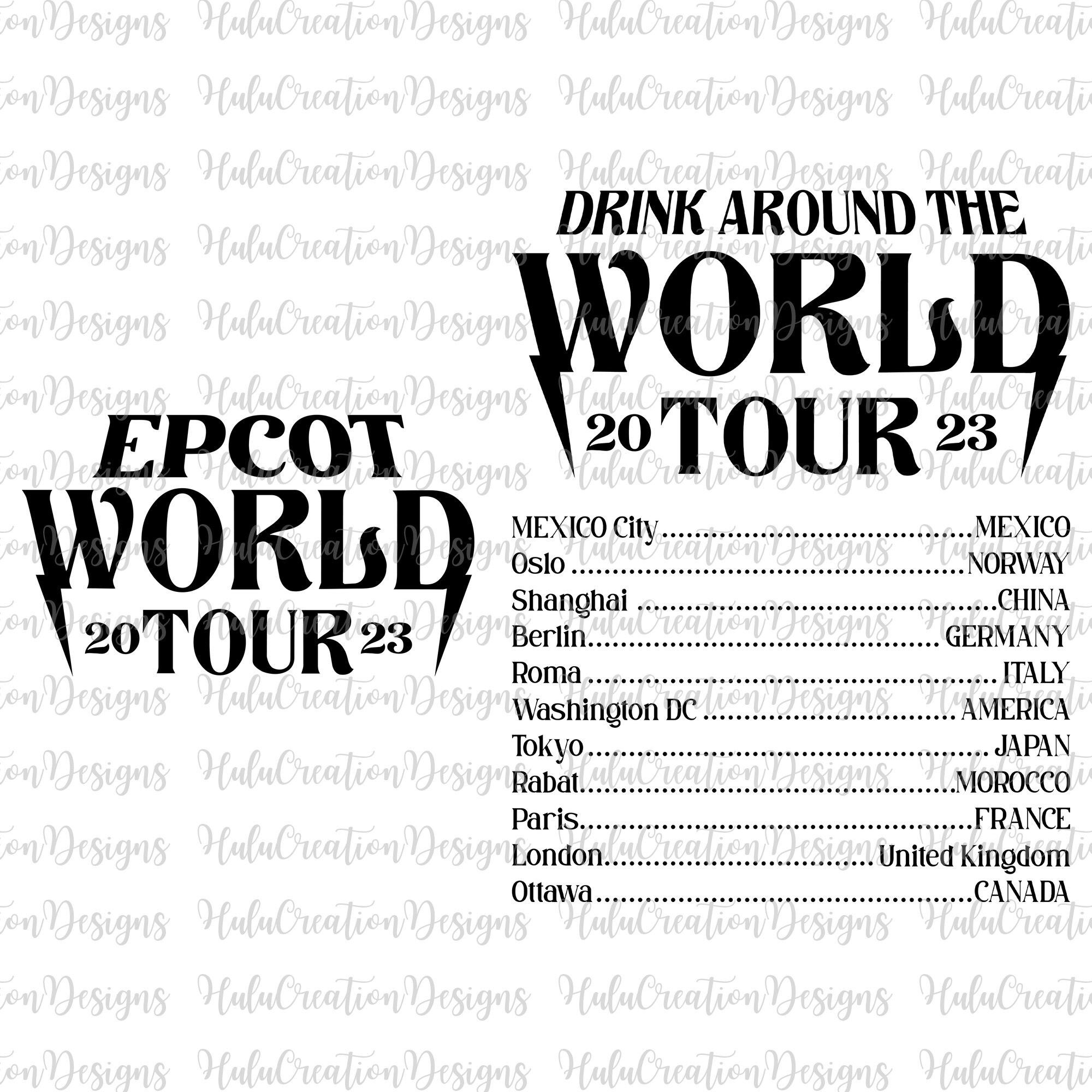 Bundle World Tour Svg, Drink Around the World Tour Svg, Family Vacation