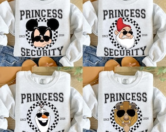 Cartoon Princess Security Png Bundle, Checkered Boy Friend Security Png, Friends Squad Png, Magic Kingdom, Family Vacation Png, Gift For Him