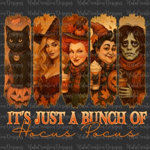 It&#39;s Just A Punch Of Witchy Sisters Png, Retro Fall Skeleton Png, Witches Sisters Halloween, Spooky Pumpkin, Fall Witches Movie Sublimation
