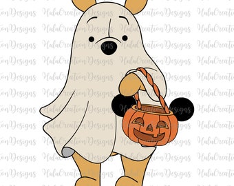 Halloween SVG PNG, Halloween Ghost Svg, Spooky Vibes Svg, Trick or Treat Svg, Halloween Svg Cut Files, Halloween Png Sublimation