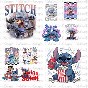Bundle Blue Cartoon Movie PNG Bundle, Live Action Movie 2025, Blue Alien Summer Shirt, Vacay Mode Png, Magic Kingdom Png, Family Trip 2025