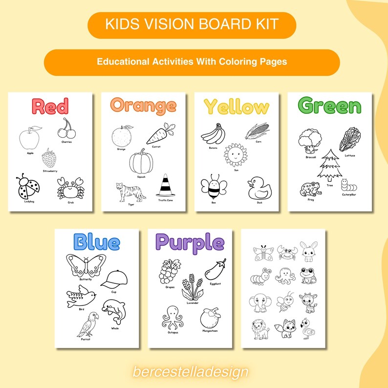 Kids Vision Board Kit,vision Board for Kids,kids Activity,vision Board ...