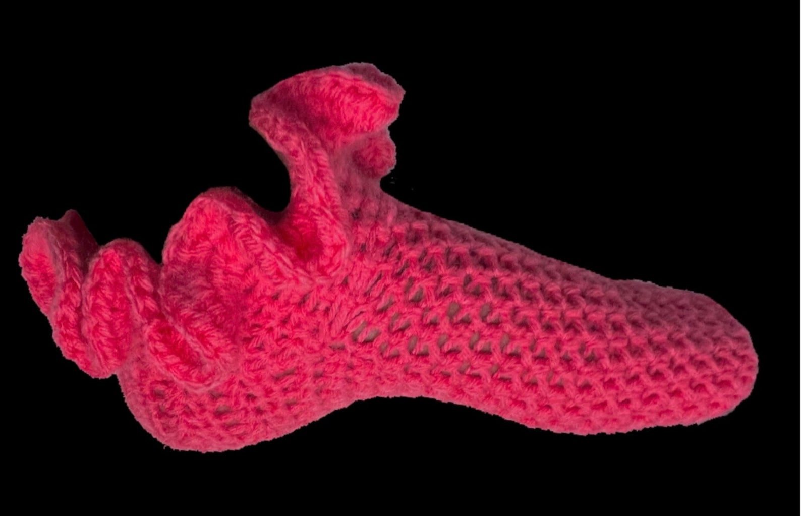 crochet fluffy socks