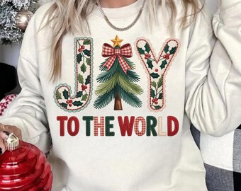 Joy to the World Christmas Nativity T-Shirt | Holiday Faith Tee