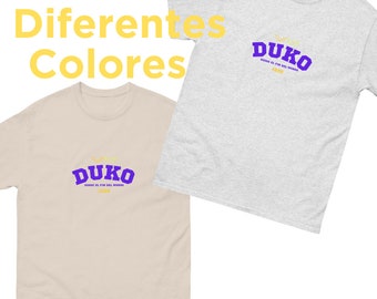 Koszulka inspirowana college'em Duki