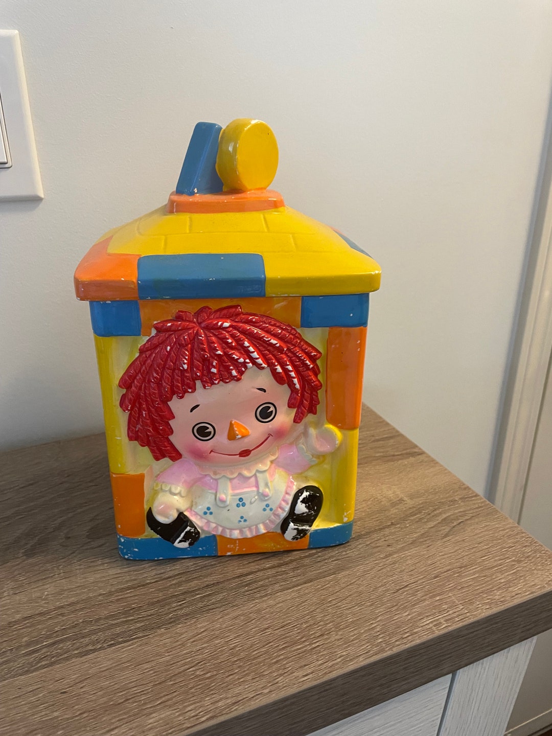 Vintage Raggedy Ann Cookie Jar - Etsy