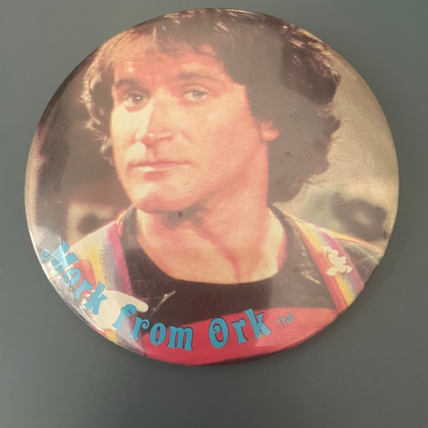 Vintage Mork from Ork Robin Williams pin