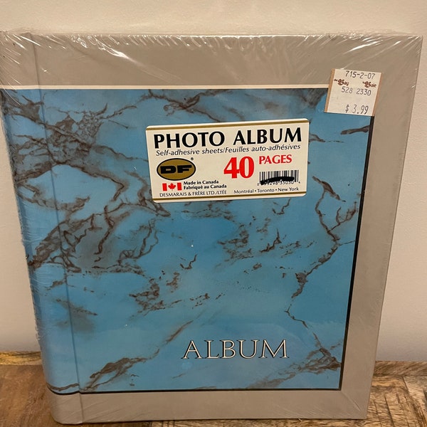 Vintage 1989 40 seitiges Fotoalbum in Originalverpackung mit Originalpreisschild