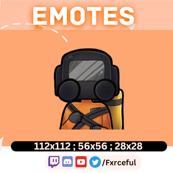 Lethal Company Dance | Animated Emote | Twitch Emotes | Cute Kawaii Stream Assets | Chibi Style | Affordable and High Quality