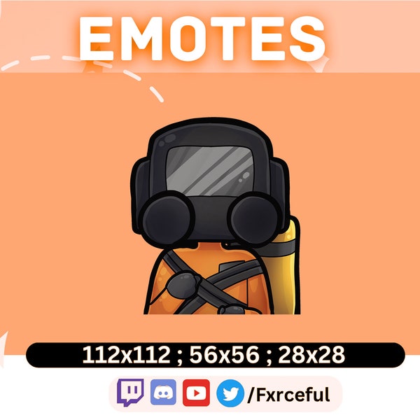 Lethal Company Dance | Animated Emote | Twitch Emotes | Cute Kawaii Stream Assets | Chibi Style | Affordable and High Quality