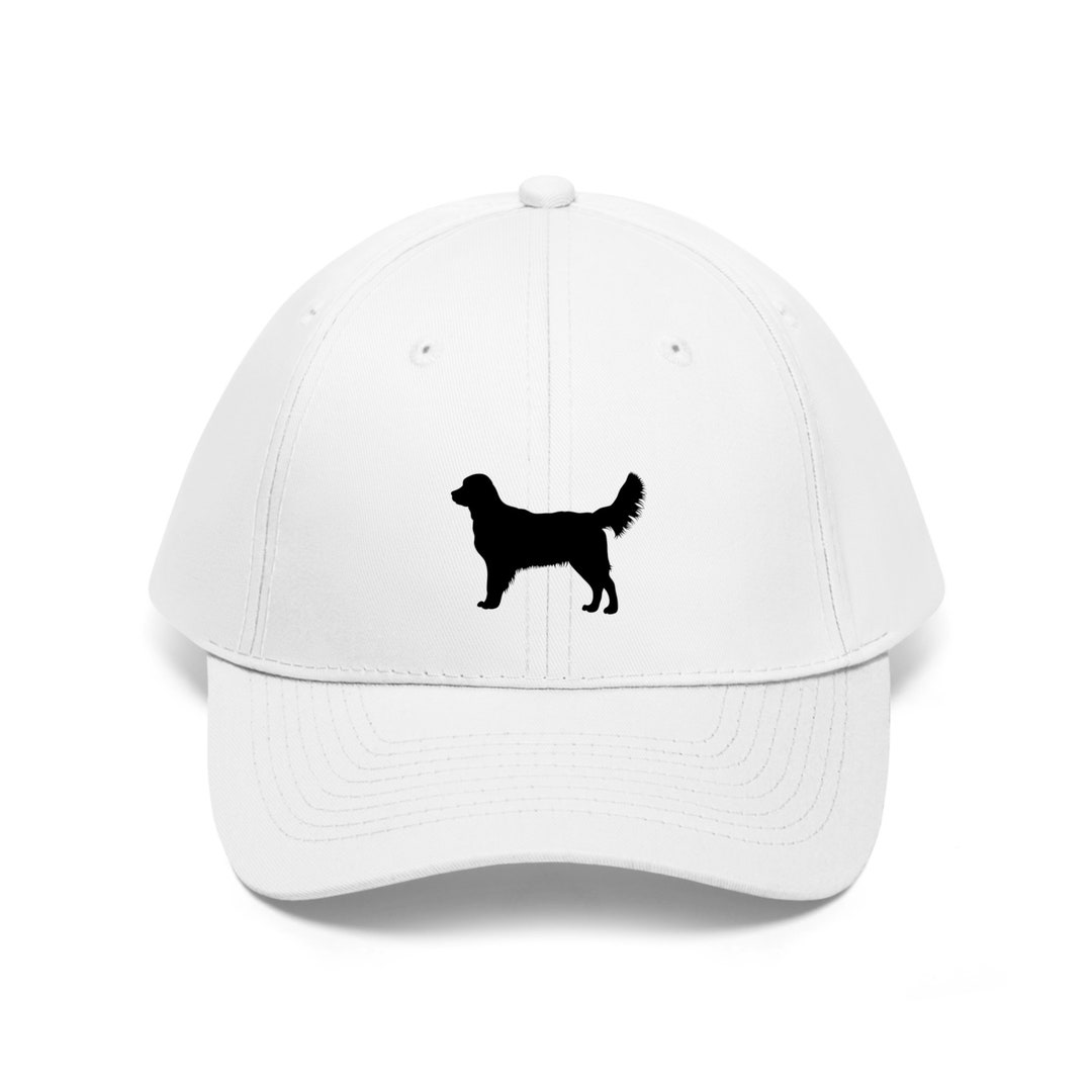 Unisex Embroidered Golden Retriever Twill Hat Etsy