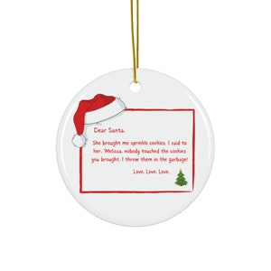 RHONJ Teresa Giudice Sprinkle Cookies Quote - Ceramic Ornaments (1pc, 3pcs, 5pcs, 10pcs)