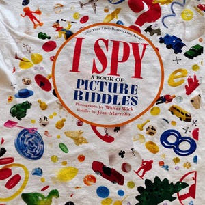 I Spy Picture Riddles T-Shirt White image 2
