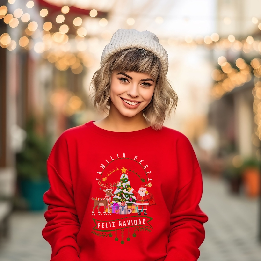 Sudadera Unisex Navideña Regalos Navideños Sudaderas Y Etsy