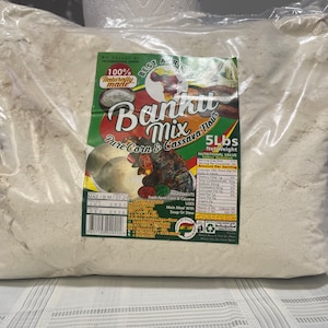 Best African Banku mix pure corn & cassava flour 100% naturally made in Ghana