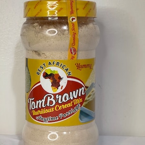 Best African Tom Brown Nutritious Cereal Mix Anytime Porridge 100%Naturally Made