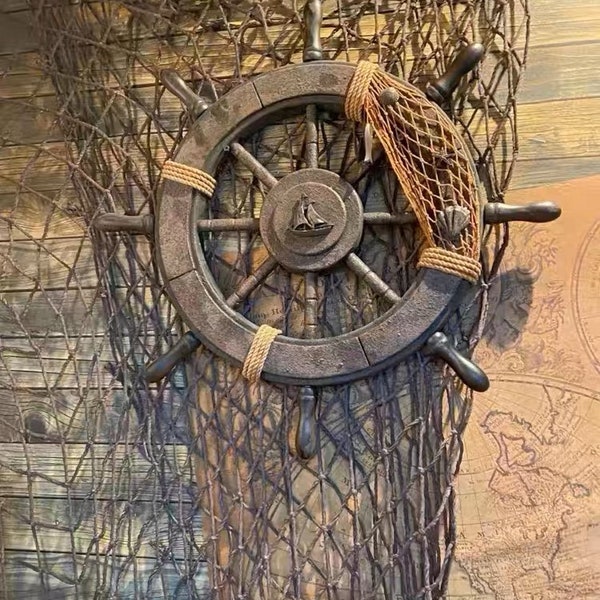 Wooden Ship Wheel Etsy