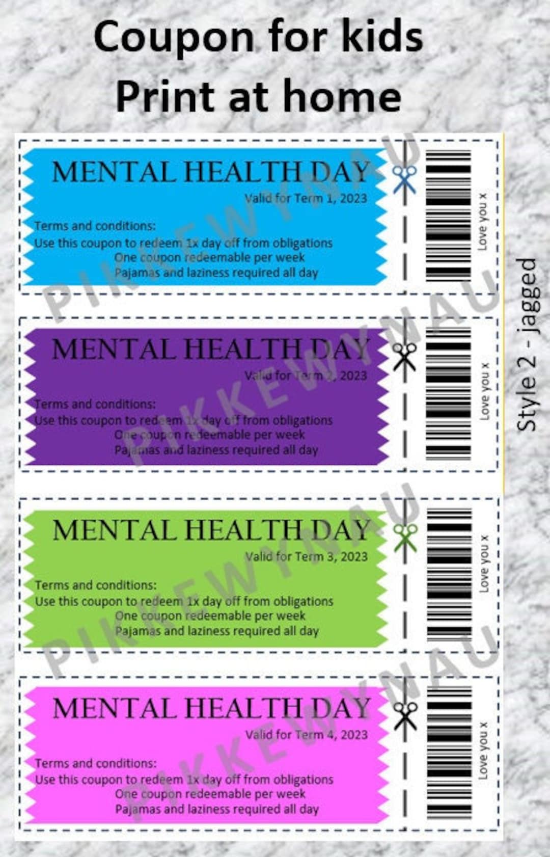 2024 Printable Coupon for Kids Mental Heath Day off DIGITAL DOWNLOAD - Etsy 2024-printable-coupon-for-kids-mental-heath-day-off-digital-download-etsy