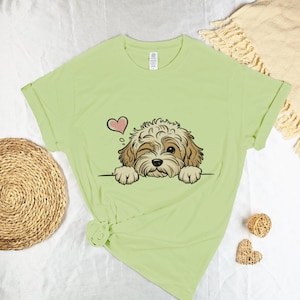 Cute Puppy Tshirt Cartoon Dog Print Gift for Dog Lovers Dog Mom Tshirt, Pet Lover Graphic Tee Hoodie Crewneck Sweatshirt