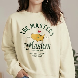 The Masters 1934-2025 Shirt, Augusta Golf Map Tshirt, 2025 Tournament Fan Tee, Golf Cup Crewneck SweatshirtHoodie