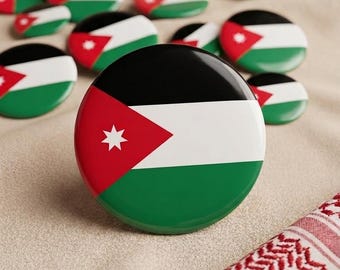 Jordan flag pin