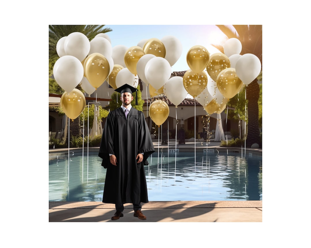 Pool Part Graduation Backdrop - Etsy