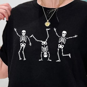 Dancing Skeleton Dance Challenge Halloween Scary Skeleton Shirt, Dancing Skeleton, Halloween Party Dancing Skeleton Shirt, Skeleton Shirt