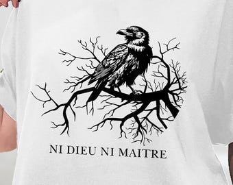 Ni Dieu Ni Maître, Leftist Protest, No God No Master TShirt, Leftist Protest Shirt, Anarchist T-shirt, Anti Trump Shirt, Sweatshirt, Hoodie